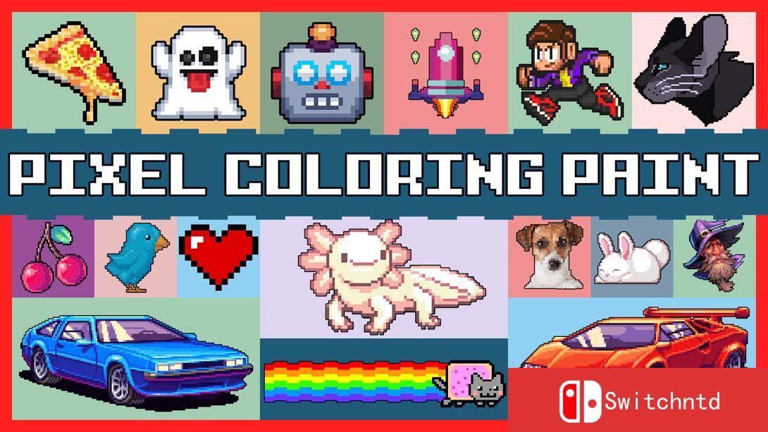 【美版】像素着色涂料 .Pixel Coloring Paint 英语_0