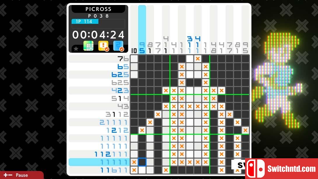 【美版】绘图方块 S 南梦宫传奇版 .PICROSS S NAMCO LEGENDARY edition 中文_4