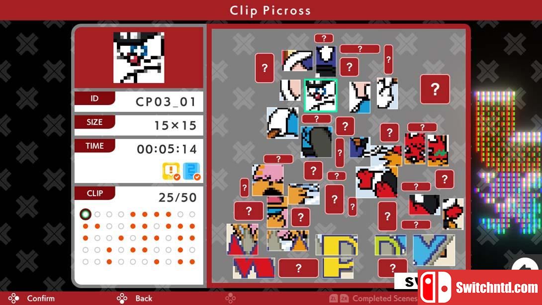 【美版】绘图方块 S 南梦宫传奇版 .PICROSS S NAMCO LEGENDARY edition 中文_6