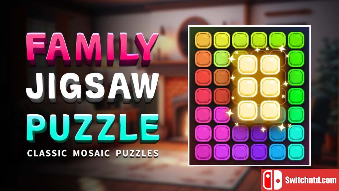 【美版】家庭拼图:经典马赛克拼图 Family Jigsaw Puzzle: Classic Mosaic Puzzles 中文_0