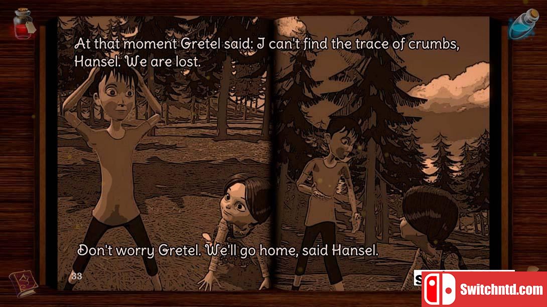 【美版】汉赛尔与格莱特 Hansel and Gretel: Interactive Book 英语_6