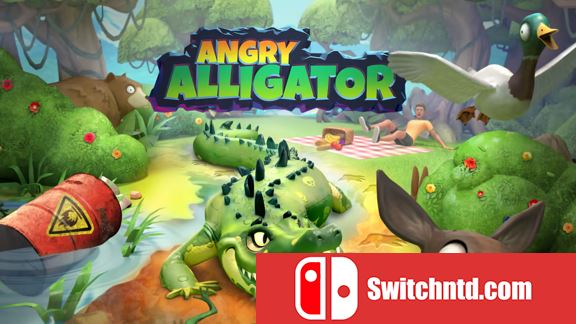 愤怒的鳄鱼  Angry Alligator_0