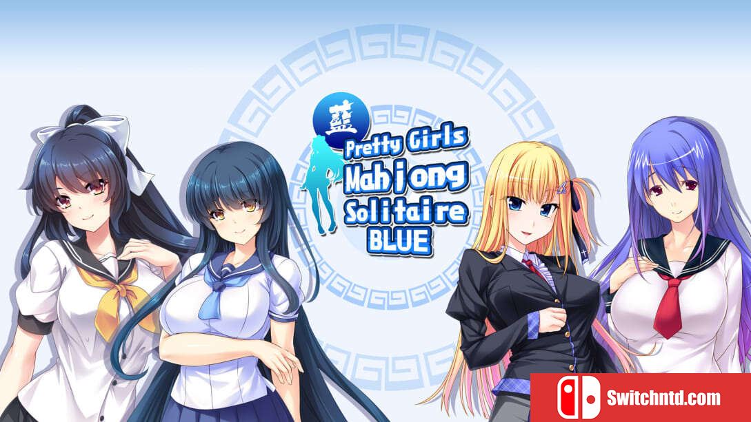 美女麻将牌：蓝  Pretty Girls Mahjong Solitaire – Blue_0