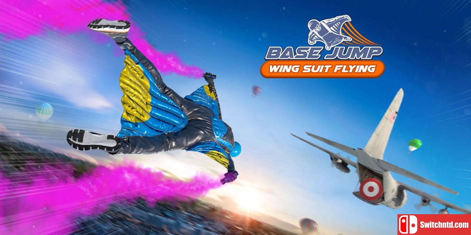 基础跳跃翼服飞行丨Base Jump Wing Suit Flying_0