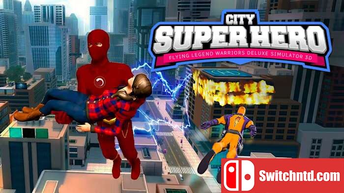 城市超级英雄3D – 飞行传奇战士豪华模拟器丨City Super Hero 3D Flying Legend Warriors Deluxe Simulator_0