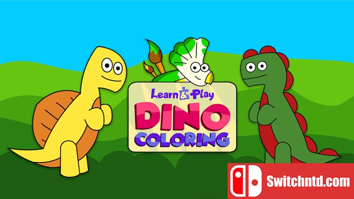 学习和玩耍：恐龙着色丨Learn & Play Dino Coloring_0