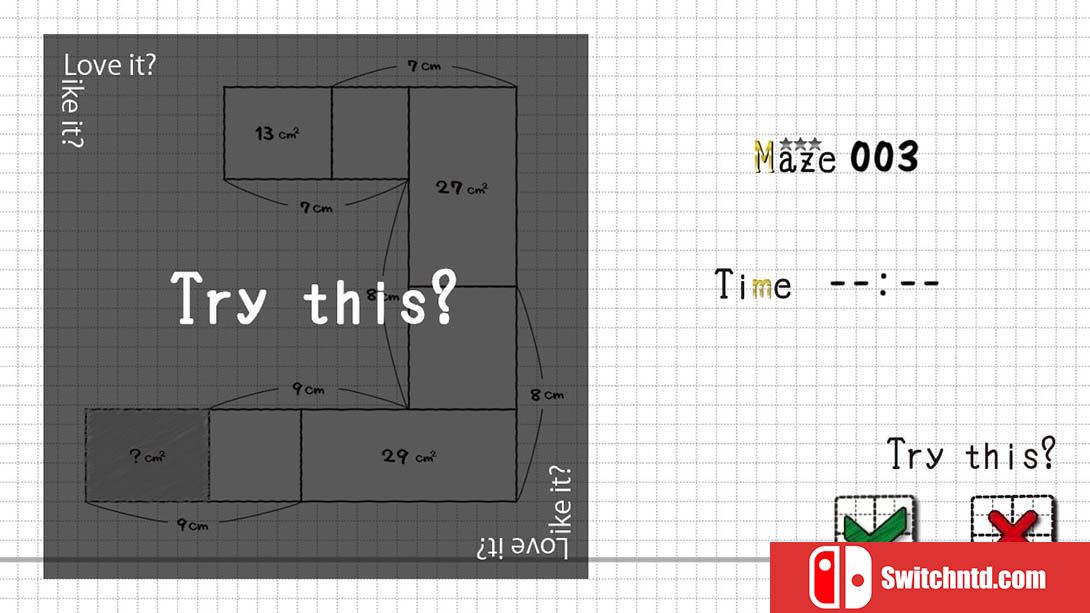 【美版】Menseki Genius: Area maze puzzles 英语_2