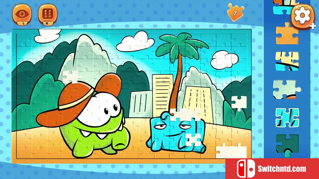 【美版】Om Nom：着色、卡通和拼图 Om Nom: Coloring, Toons & Puzzle 英语_1