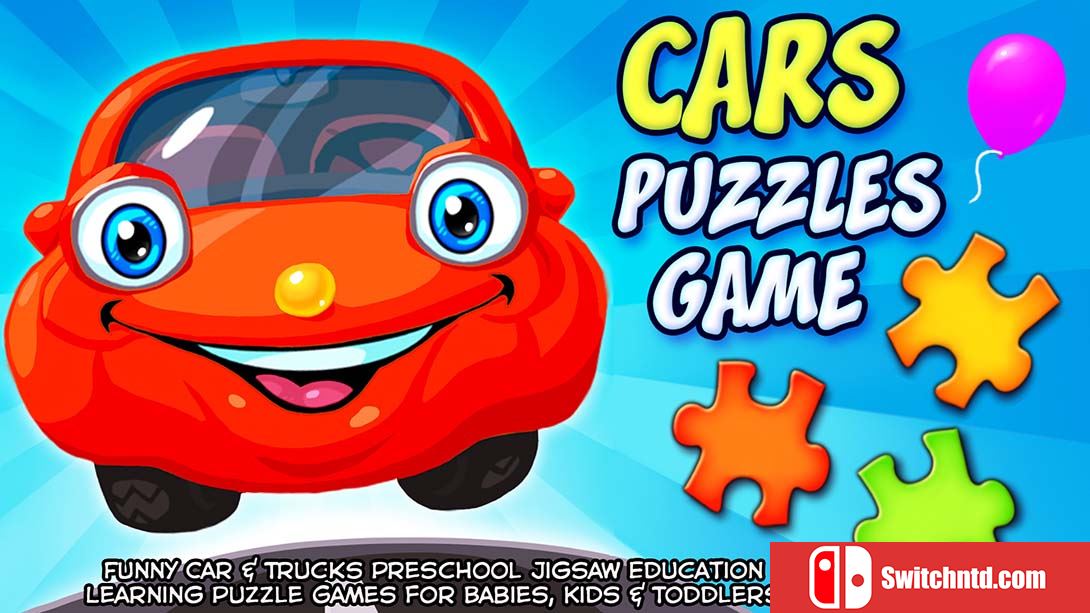 【美版】汽车拼图游戏 Cars Puzzles Game - Funny Car & Trucks Preschool Jigsaw Education Lea 中文_0