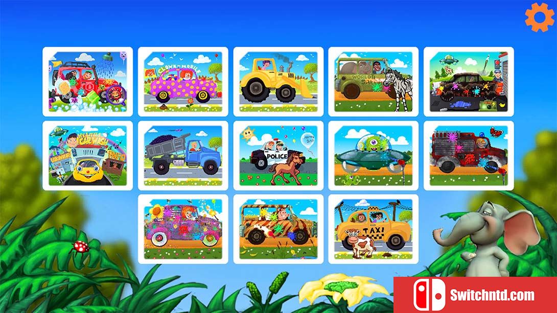 【美版】汽车拼图游戏 Cars Puzzles Game - Funny Car & Trucks Preschool Jigsaw Education Lea 中文_1