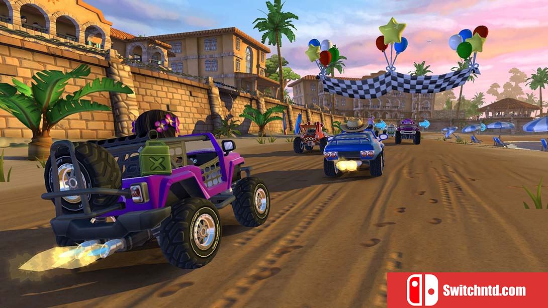 沙滩赛车2岛屿冒险 Beach Buggy Racing 2 Island Adventure 英语_2