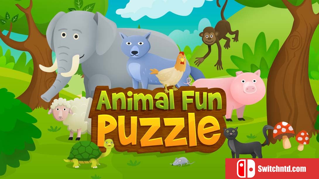 【美版】Animal Fun Puzzle - Preschool and kindergarten learning and fun game for toddler 英语_0