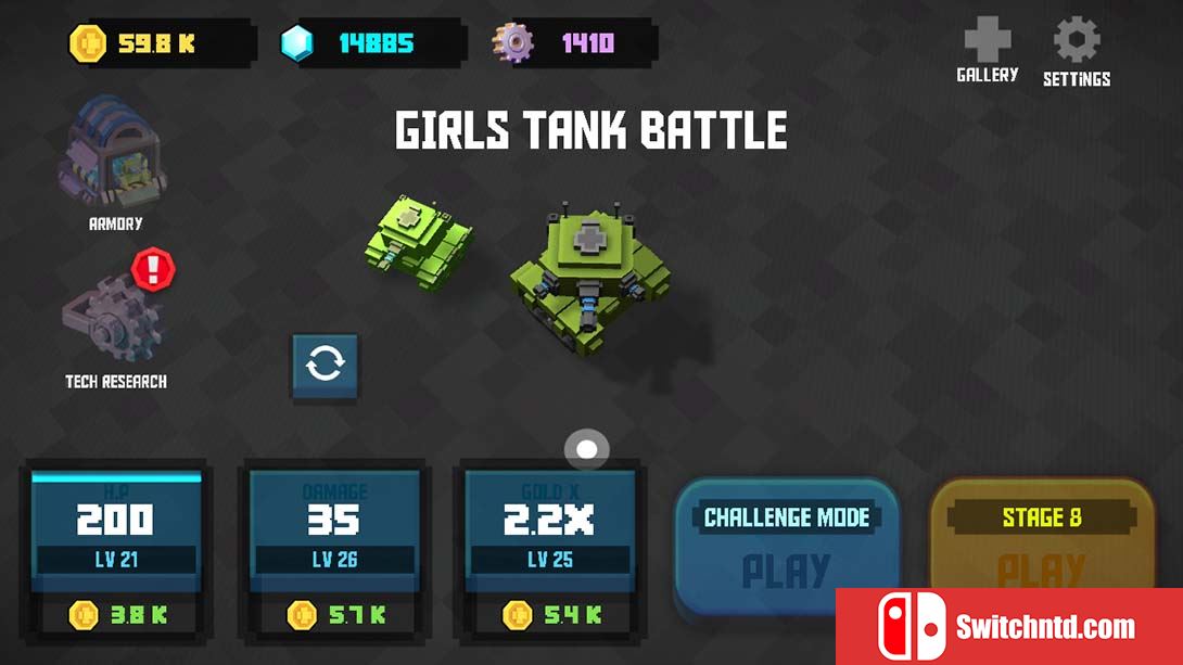 【美版】坦克战斗少女 G Tank Battle 中文_4