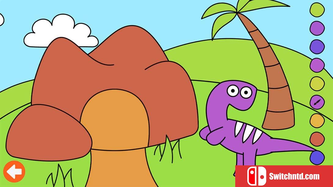 【美版】Learn & Play: Dino Coloring 英语_1