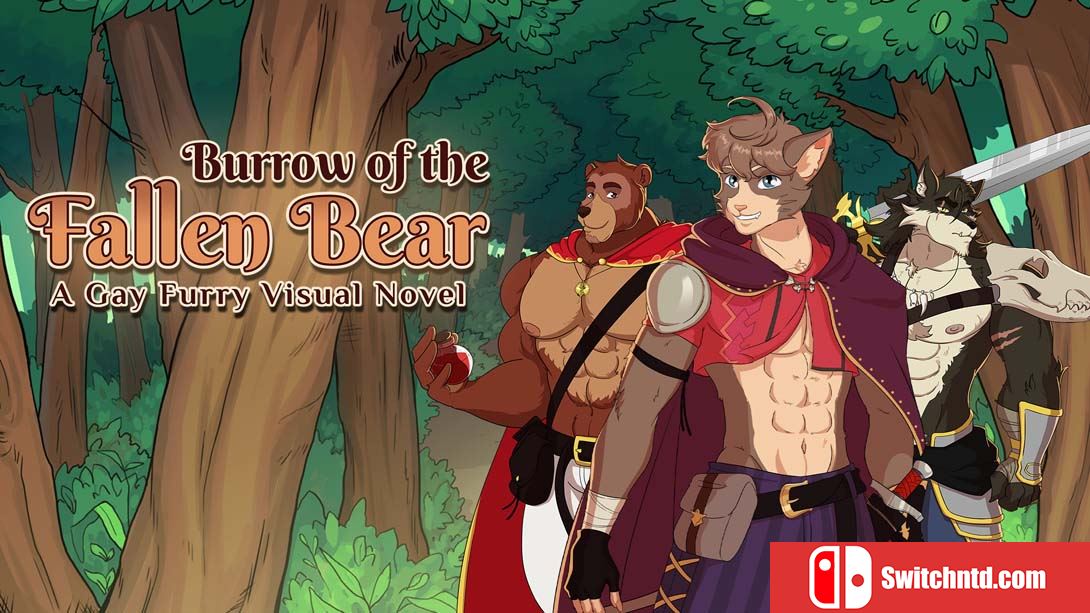 【美版】Burrow of the Fallen Bear: A Gay Furry Visual Novel 英语_0