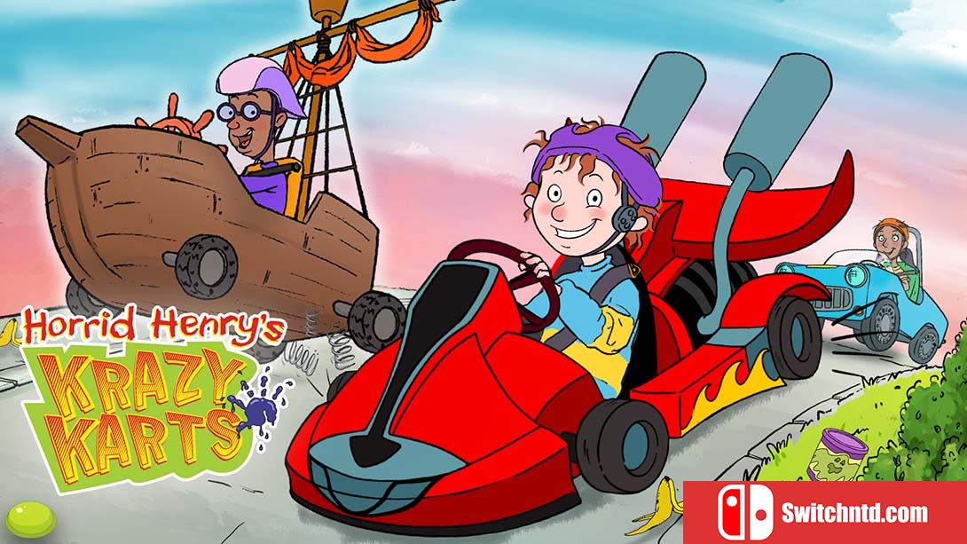 可怕的亨利的疯狂卡丁车 Horrid Henry's Krazy Karts 英语_0