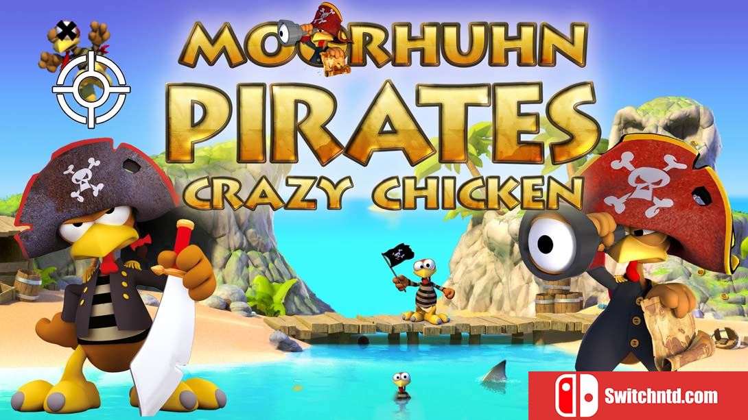 【美版】摩尔洪海贼团 - 疯鸡海贼团  Moorhuhn Pirates - Crazy Chicken Pirates 英语_0