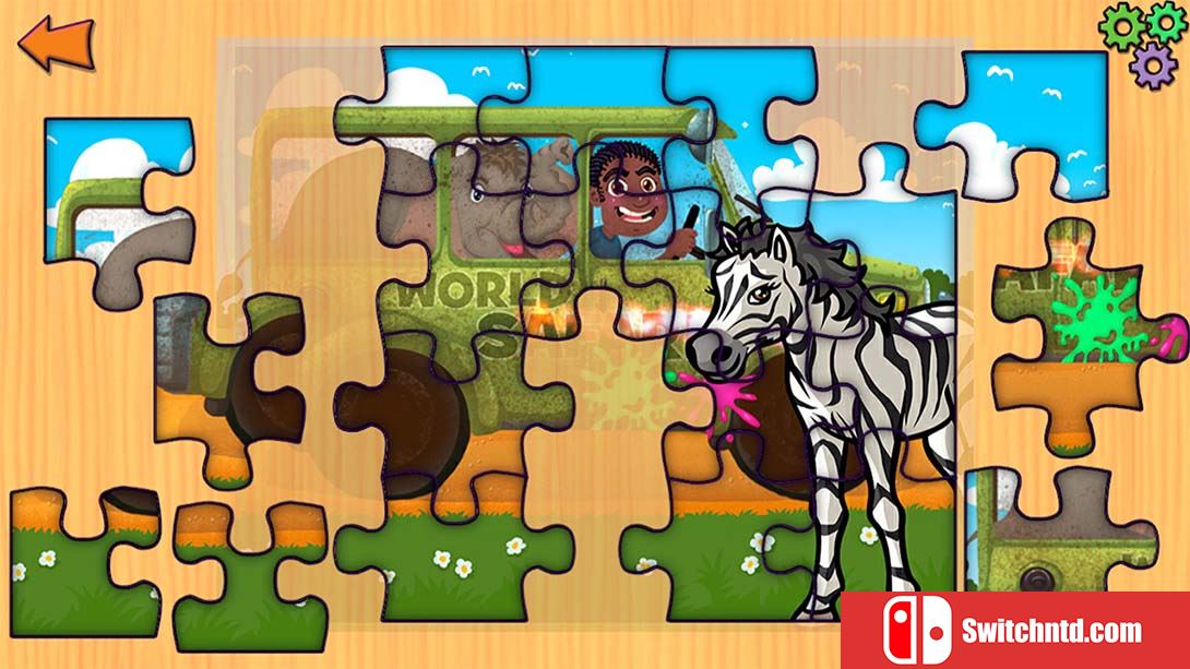 【美版】汽车拼图游戏 Cars Puzzles Game - Funny Car & Trucks Preschool Jigsaw Education Lea 中文_4