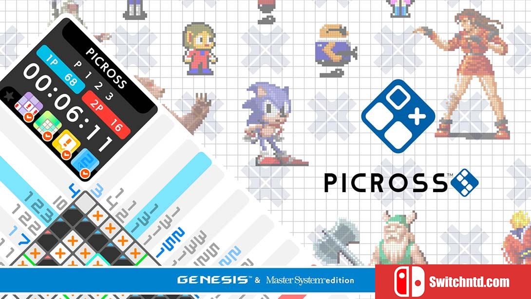 绘图方块S 世嘉版 Picross S MEGA DRIVE Master System edition Trial Version 中文_0