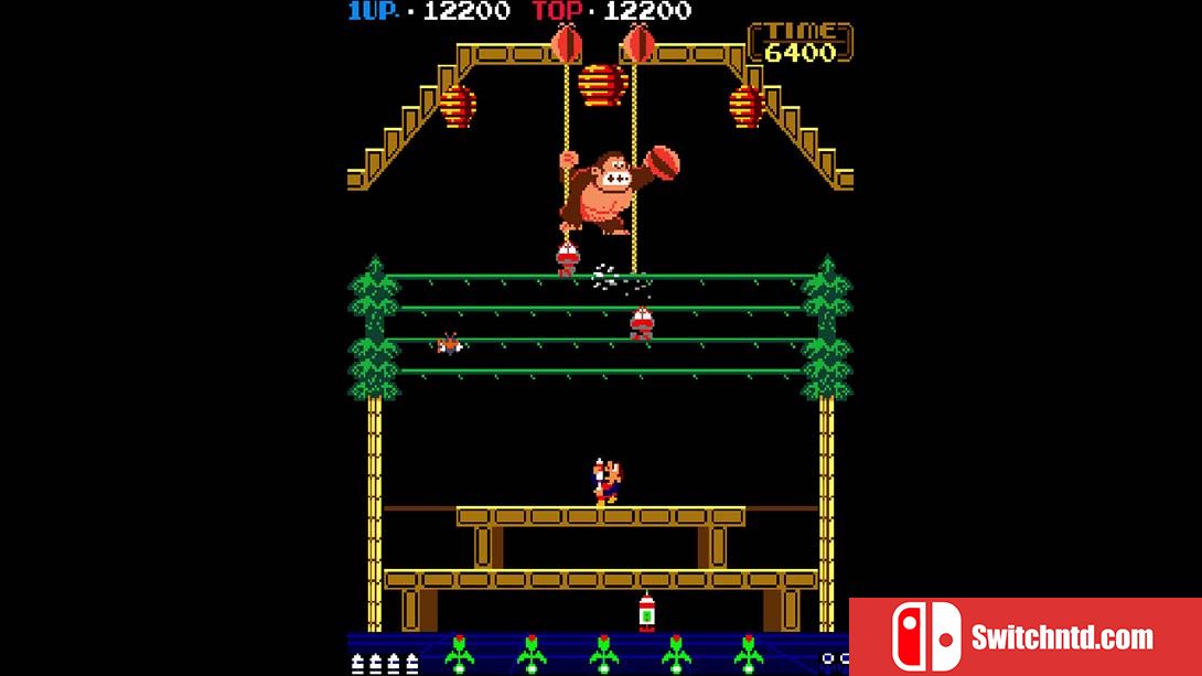 街机档案：森喜刚3 Arcade Archives DONKEY KONG 3 英语_3