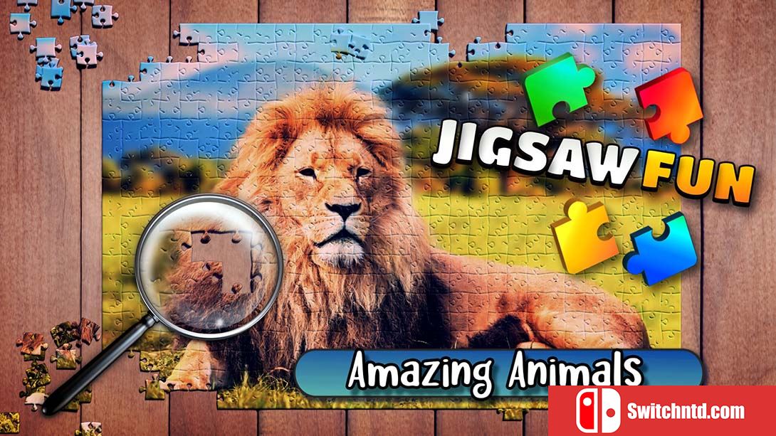 【美版】快乐拼图：迷人的动物 Jigsaw Fun: Amazing Animals 中文_0