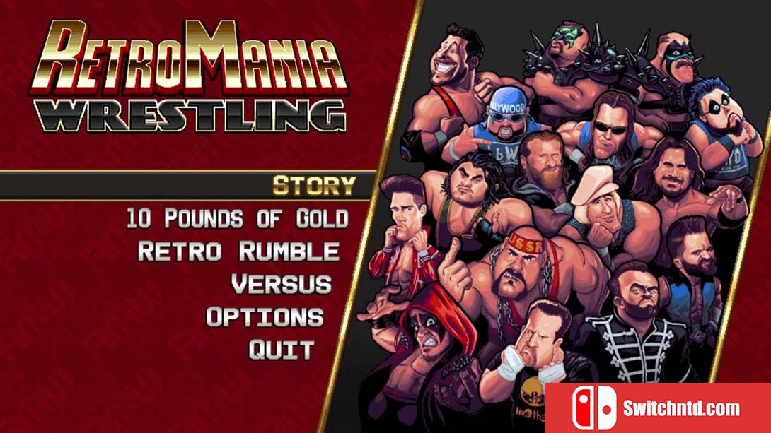 复古狂野摔跤 RetroMania Wrestling 英语_1