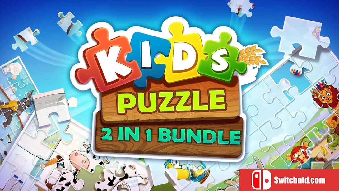 【美版】儿童拼图二合一 .Kids Puzzle - 2 in 1 Bundle 英语_0