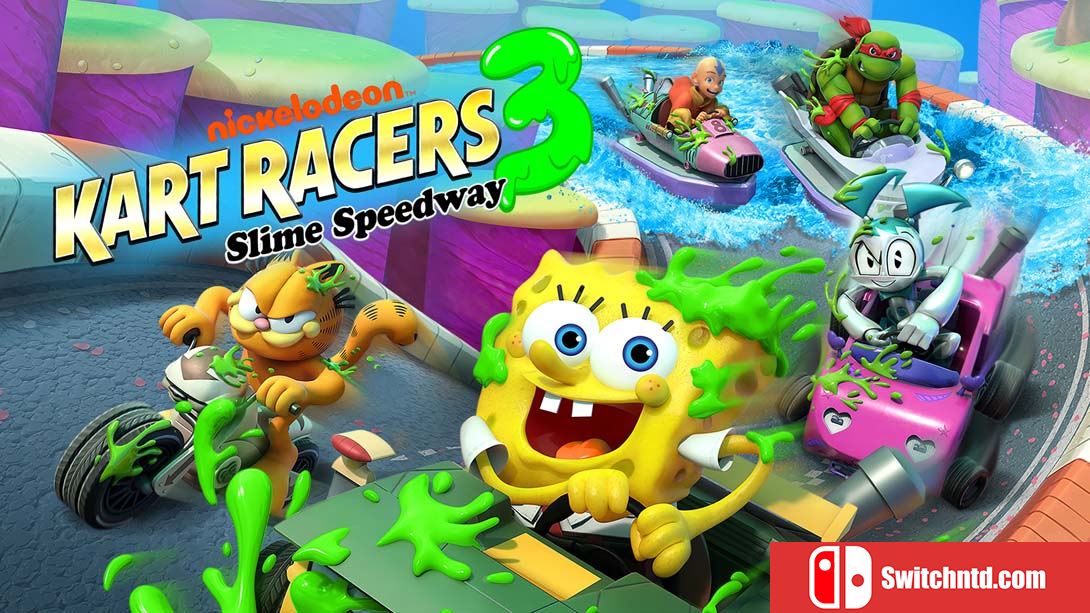 【美版】尼克卡通赛车 3:史莱姆赛道 Nickelodeon Kart Racers 3: Slime Speedway 英语_0