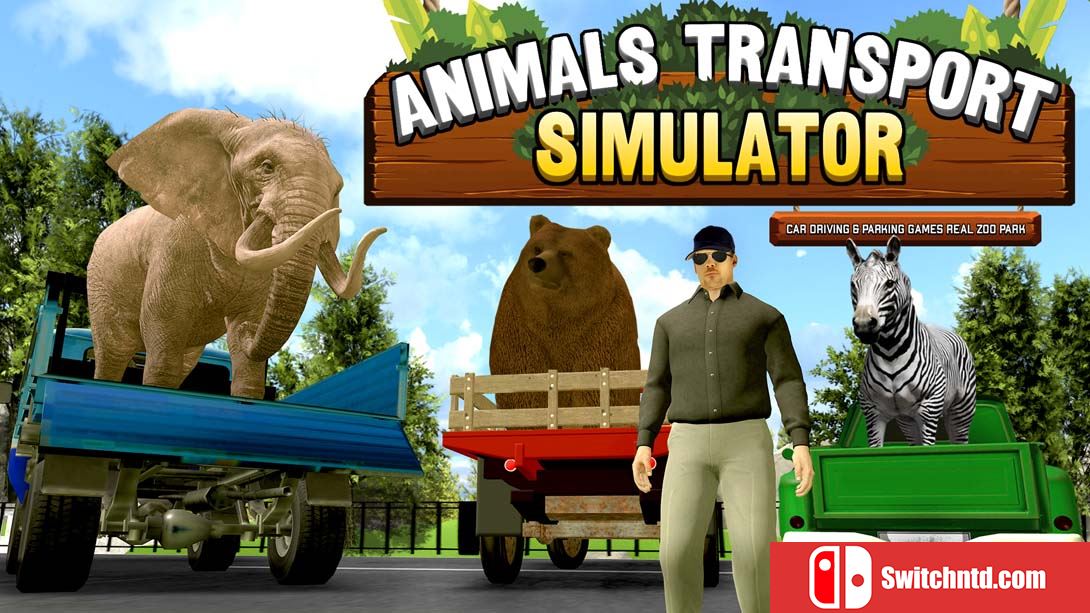 【美版】Animals Transport Simulator - car driving & parking games real zoo park 英语_0