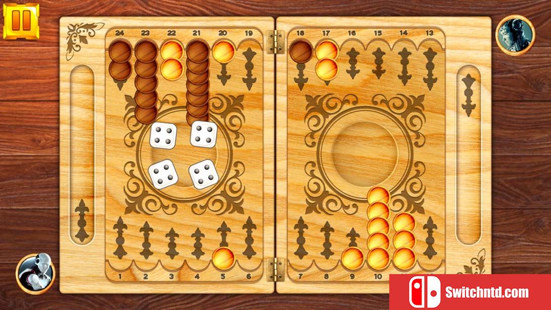 【美版】Backgammon: Board Game Puzzle 英语_3