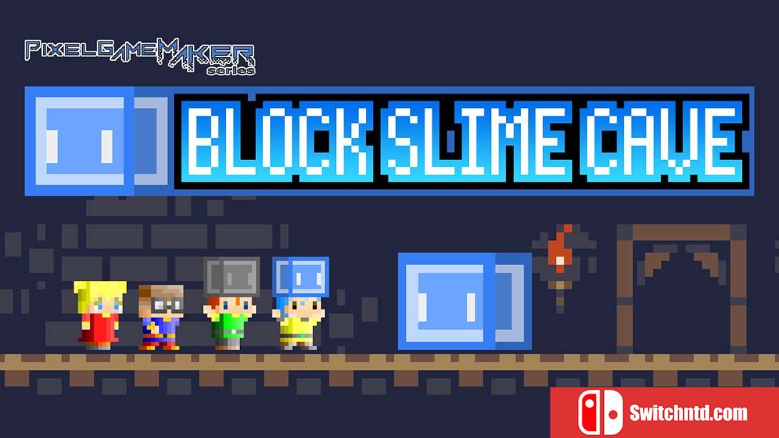 像素游戏制作者系列：BLOCK SLIME CAVE Pixel Game Maker Series BLOCK ... 英语_0