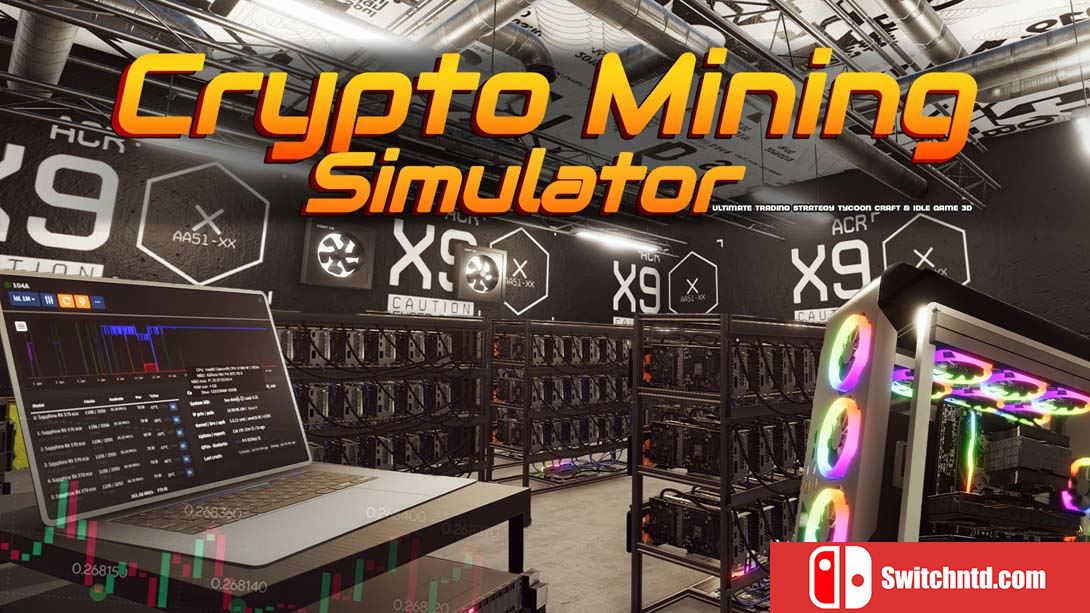 【美版】Crypto Mining Simulator - Trading Strategy Tycoon Craft & Iddle 英语_0