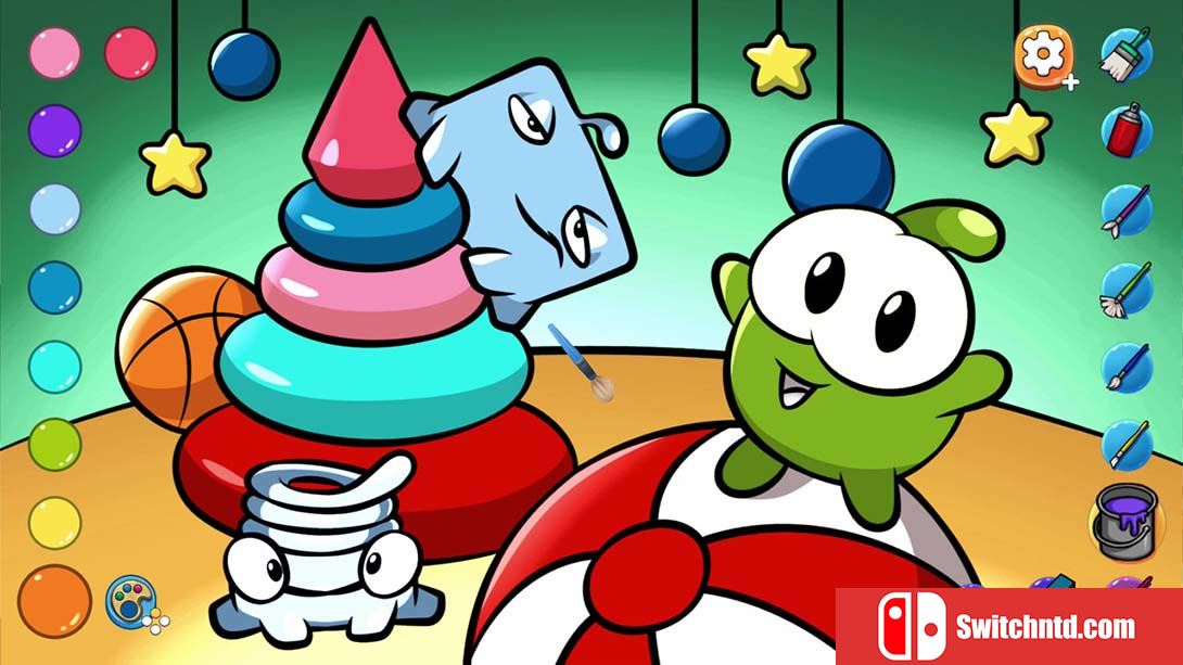 【美版】Om Nom：着色、卡通和拼图 Om Nom: Coloring, Toons & Puzzle 英语_4