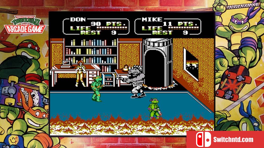 【美版】忍者神龟:哇卡绑卡合集 Teenage Mutant Ninja Turtles: The Cowabunga Collection 英语_1