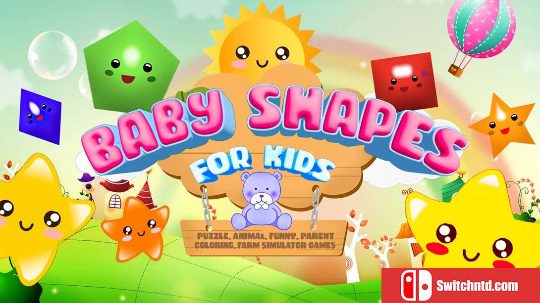 【美版】Baby Shapes for Kids-Puzzle,Animal,Funny,Parent,Coloring 英语_0