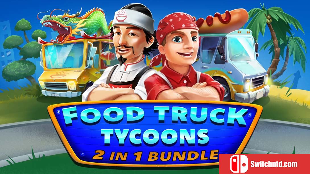 【美版】烹饪大亨 二合一 Food Truck Tycoons - 2 in 1 Bundle 中文_0