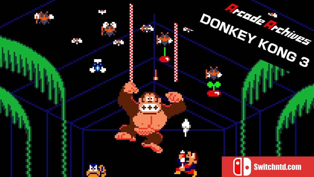 街机档案：森喜刚3 Arcade Archives DONKEY KONG 3 英语_0