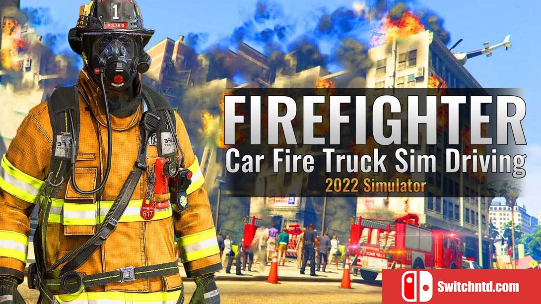 【美版】真实消防车模拟驾驶灭火 Firefighter:Car Fire Truck Sim Driving 2022 Simulator 英语_0