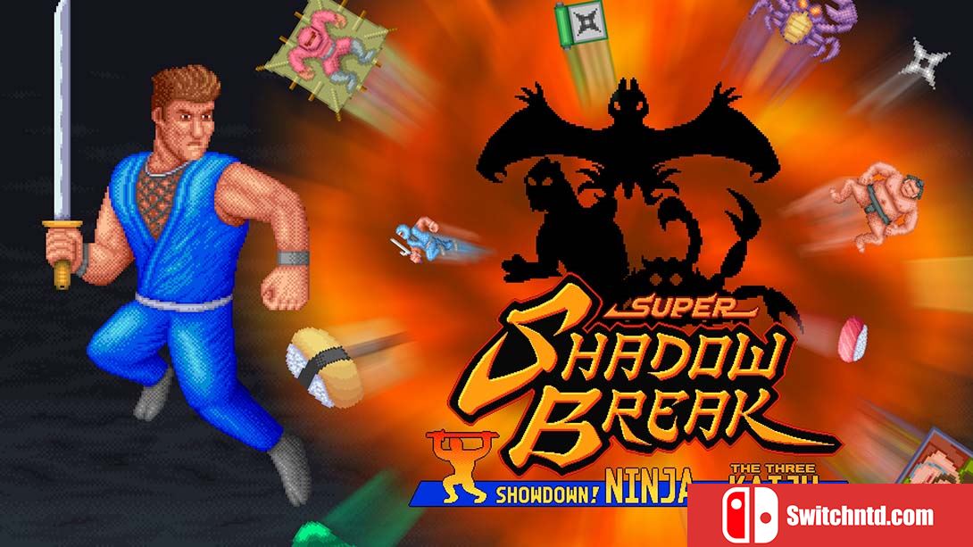 超级暗影破坏：对决！忍者 VS 三个怪兽 Super Shadow Break : Showdown! NINJA VS The Three KAIJUs 英语_0