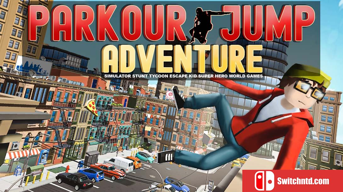 【英版】Parkour Jump Adventure Simulator Stunt Tycoon Ecape Kid 英语_0