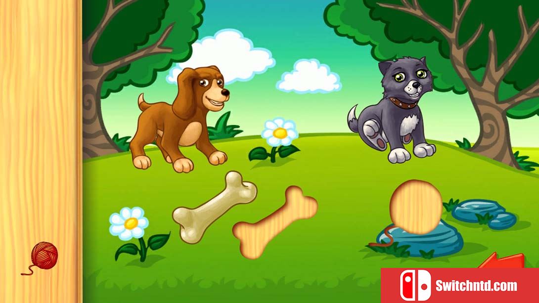 【美版】Animal Babies Puzzle - Top Wooden Preschool Animals Learning Children Kindergart 中文_3