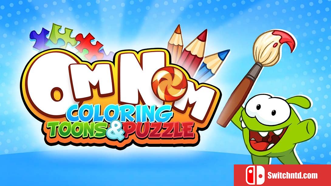 【美版】Om Nom：着色、卡通和拼图 Om Nom: Coloring, Toons & Puzzle 英语_0