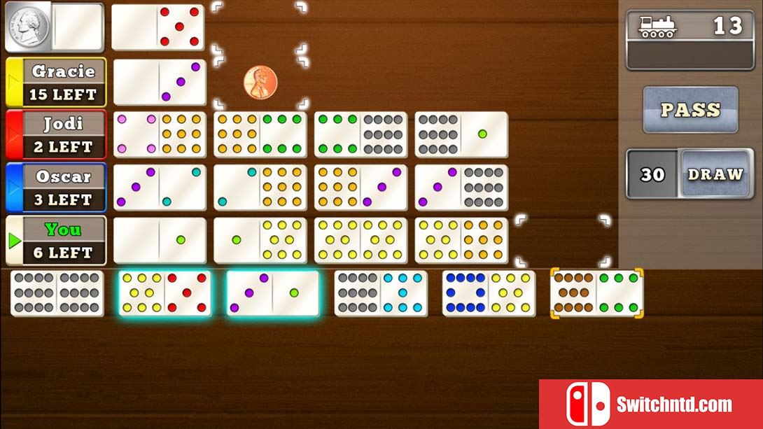 墨西哥货车多米诺骨金牌 Mexican Train Dominoes Gold 英语_6