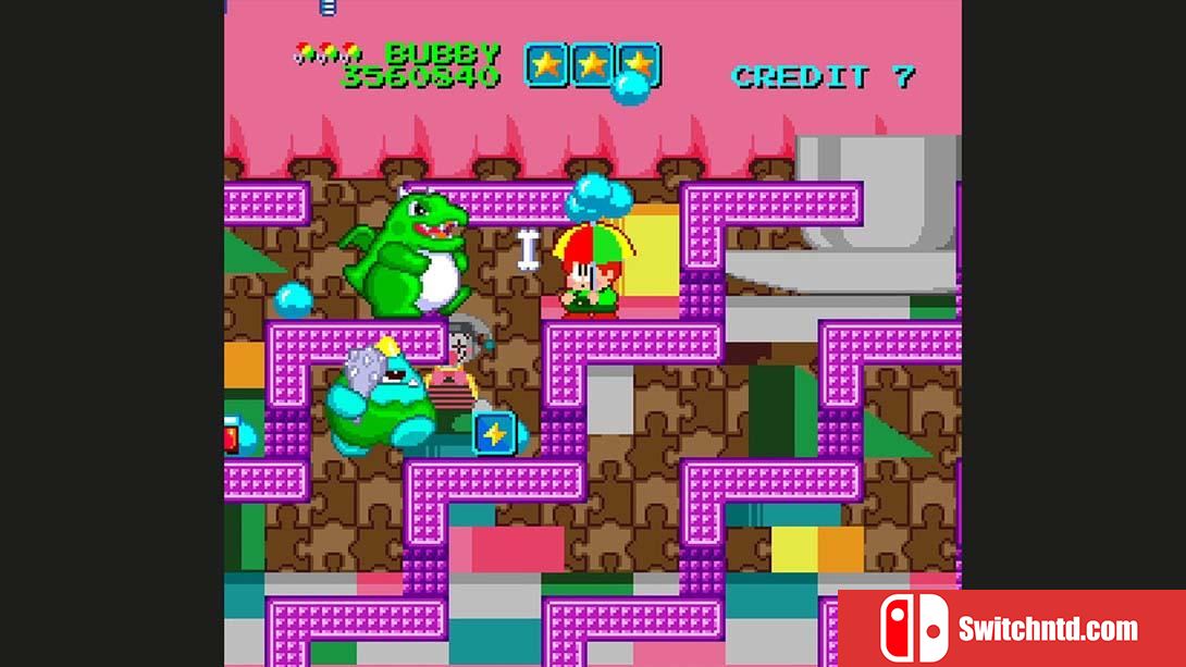 【美版】阳伞星:泡泡的故事3 .Parasol Stars: The Story of Bubble Bobble III 英语_2