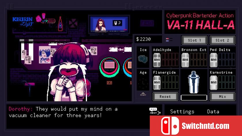 VA-11 HALL-A：赛博朋克酒保行动 VA-11 Hall-A: Cyberpunk Bartender Action_0