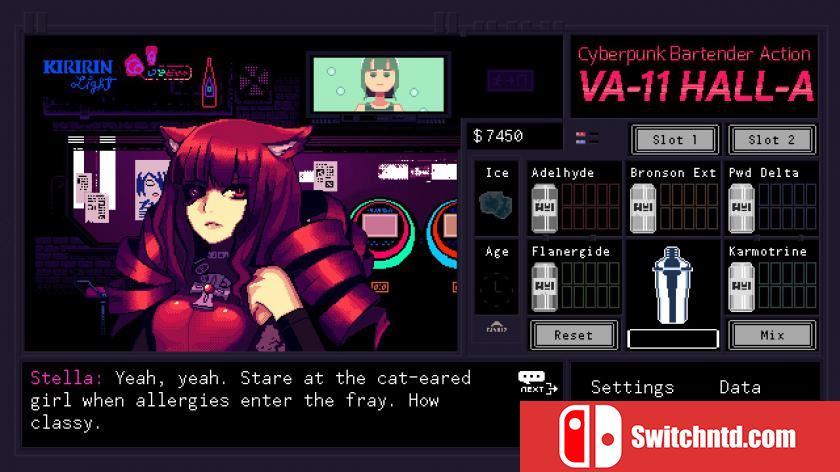 VA-11 HALL-A：赛博朋克酒保行动 VA-11 Hall-A: Cyberpunk Bartender Action_2