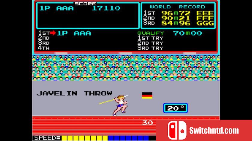 街机档案：田径赛 Arcade Archives TRACK & FIELD_3